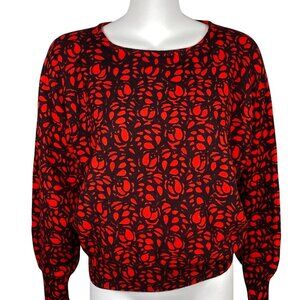 Vintage Essentials Lambswool Sweater Womens M Crewneck Long Sleeve Pullover